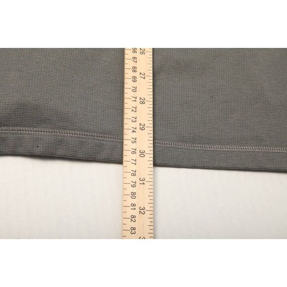 Straight Down Sweater Mens Large Gray 1/4 Zip Pocket Logo * - Picture 11 of 12